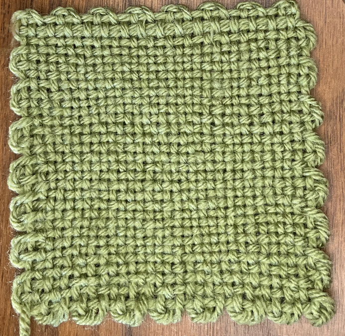 Weaving a Pin-Loom Baby Blanket