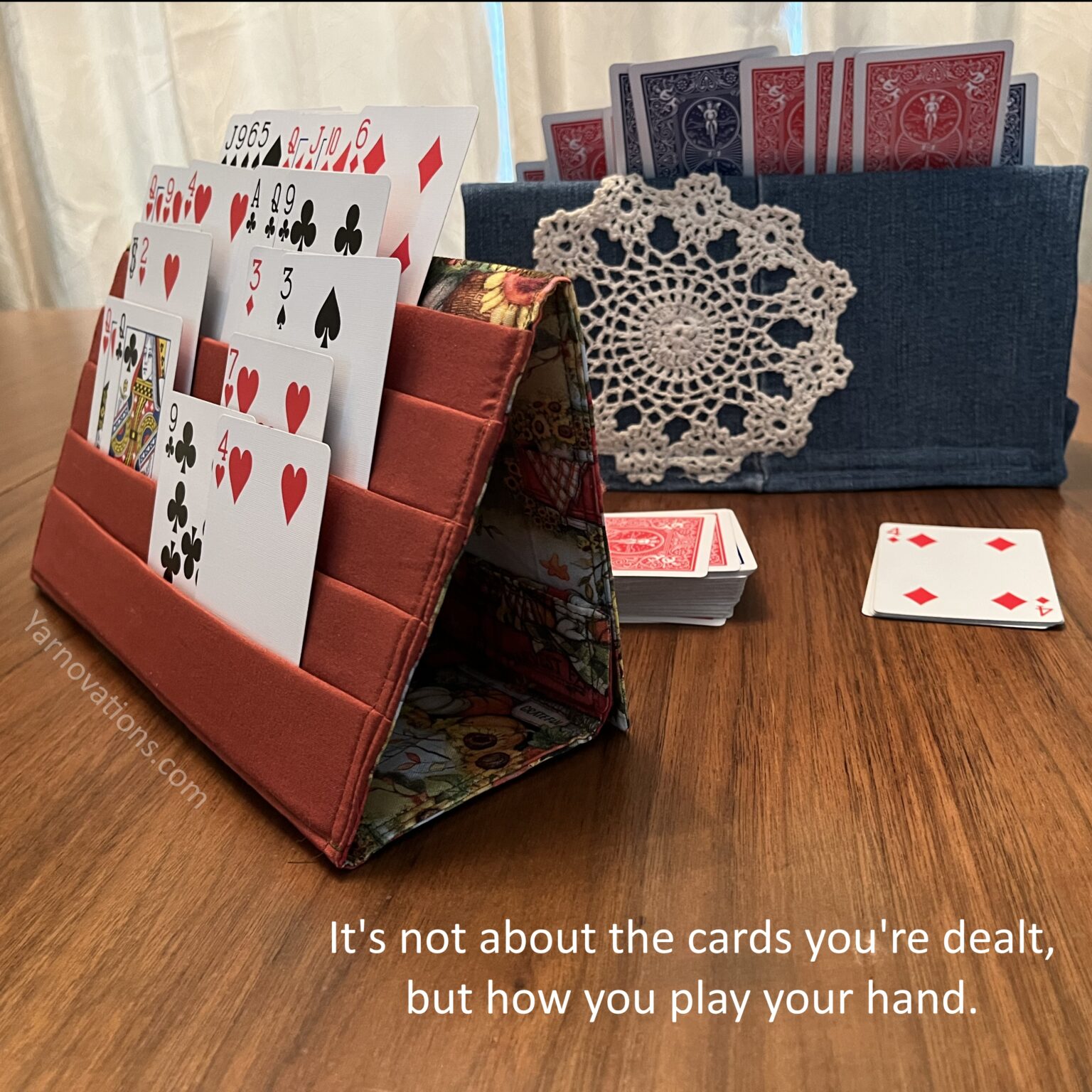 Playing Card Holder Sewing Pattern